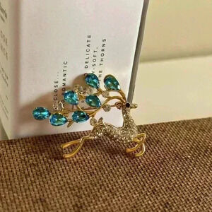 Christmas Deer Brooch